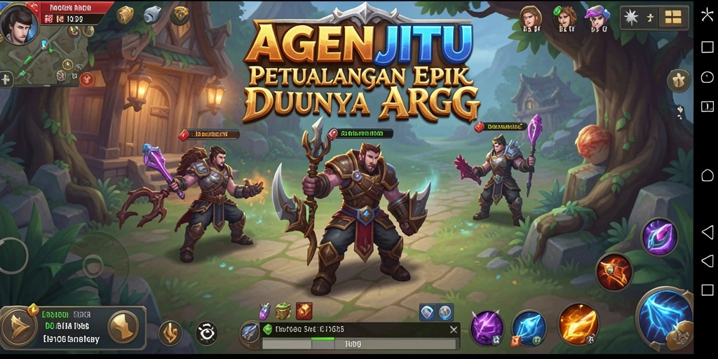 Screenshot AGENJITU menampilkan aksi pertempuran yang intens dan karakter dinamis.