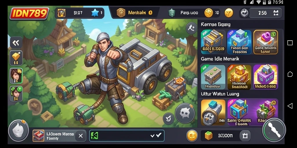 Tampilan gameplay IDN789 yang adiktif dan santai.
