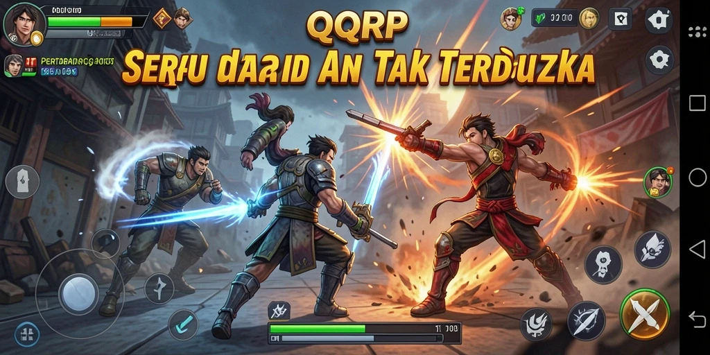 Gambaran gameplay QQRP yang memukau dan penuh aksi.