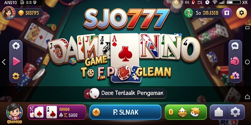 Tampilan gameplay SJO777 yang seru dan menghibur.